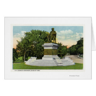 Seaside Park View of the P T Barnum Monument