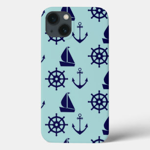 Seaside Pattern iPhone 13 Case