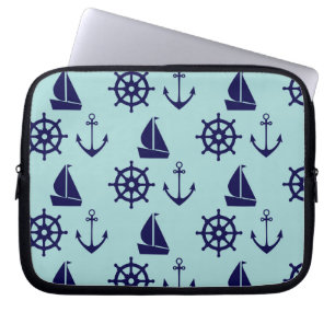 Seaside Pattern Laptop Sleeve
