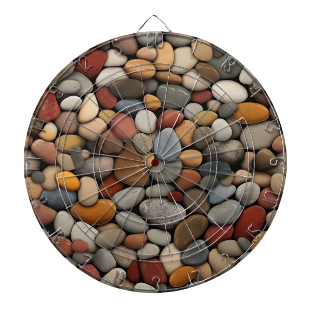 Seaside Pebbles Dartboard (Front)
