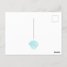 Seaside Postcard Thank You Card