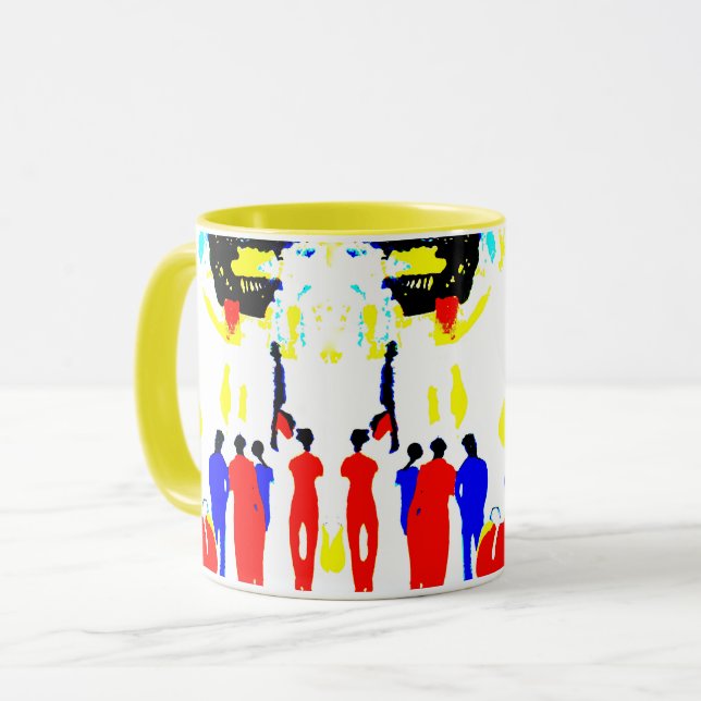 Seaside Promenade Street Scene Mug (Front Left)