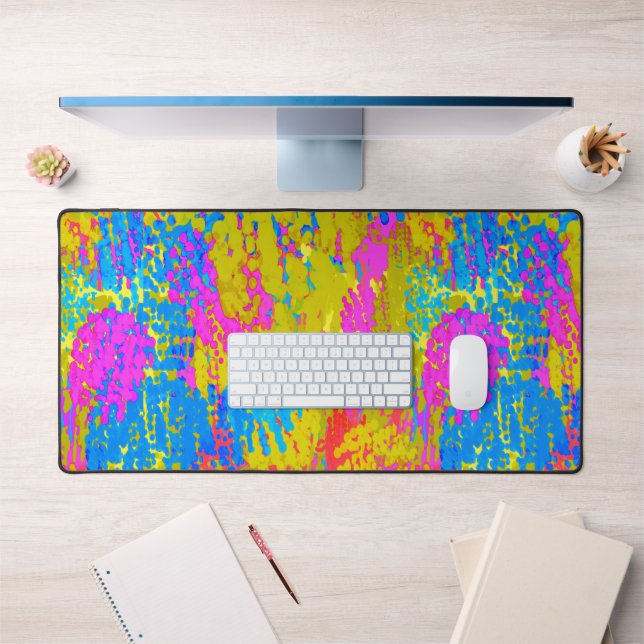 Seaside Random Splatter Desk Mat (Office 1)