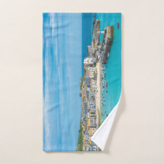 Seaside resort of St. Ives, Cornwall, UK Hand Towel