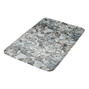 Seaside Shells Coastal  Bath Mat