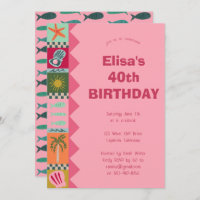 Seaside Soiree BIRTHDAY PARTY Modern Cute CUSTOM