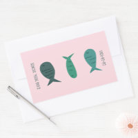 Seaside Soiree Bridal Shower Cute Fishes CUSTOM