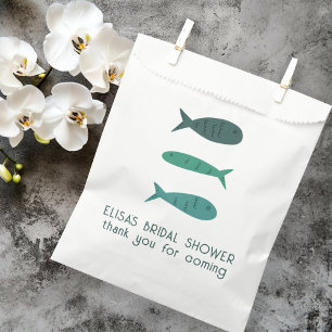 Seaside Soiree Bridal Shower Fish Sardines CUSTOM Favour Bag