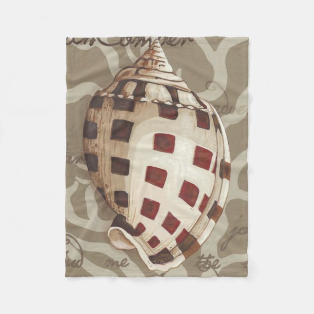 Seaside Sonnet I Fleece Blanket (Front)