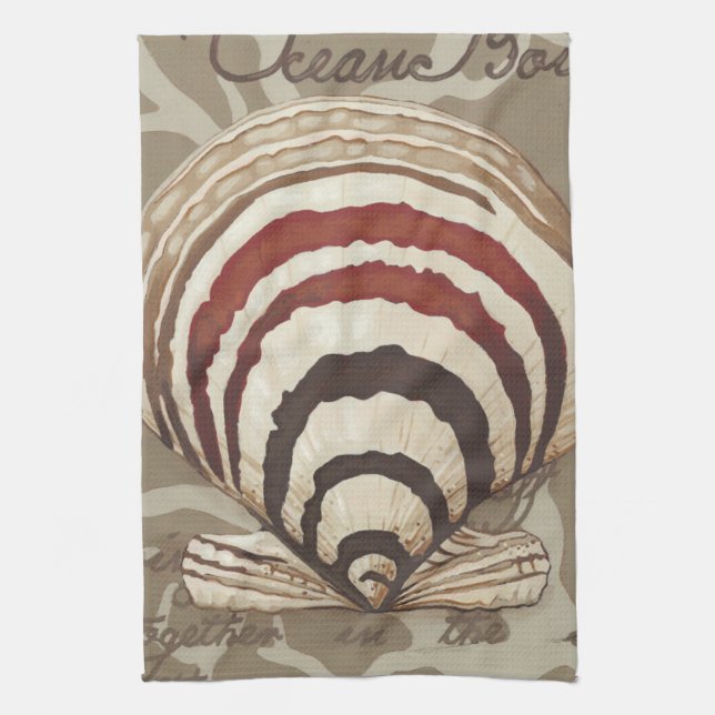 Seaside Sonnet II Tea Towel (Vertical)