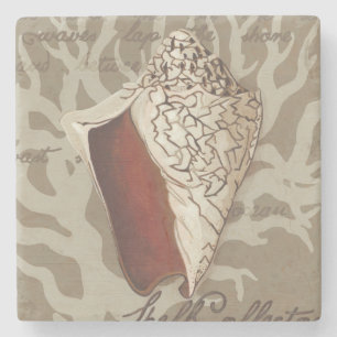 Seaside Sonnet IV Stone Coaster