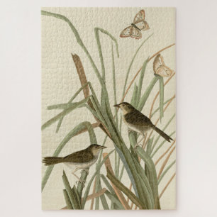 Seaside Sparrow (Finch) Audubon's Birds of America Jigsaw Puzzle