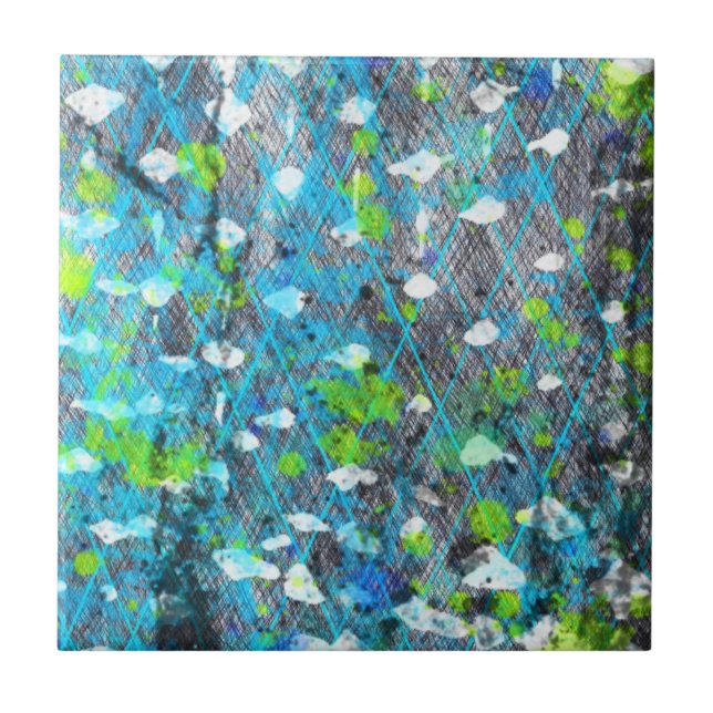 Seaside Storm Ceramic Tile (Front)