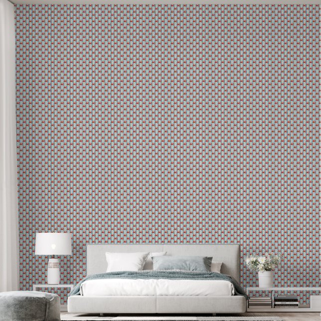 Seaside Stripe Escape Wallpaper Decor (Bedroom)