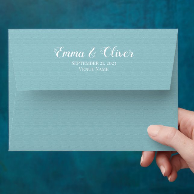 Seaside Theme Wedding Envelope (Hand)