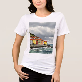 Seaside town Tri-Blend shirt