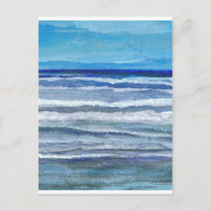 Seaside View Ocean Art Postcard