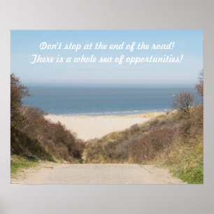 Seaside views poster