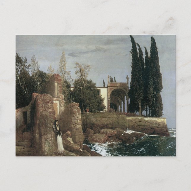 Seaside Villa, Arnold Bocklin 1878 Postcard (Front)