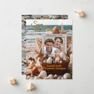 Seaside Wedding Celebrations on the Beach Announcement