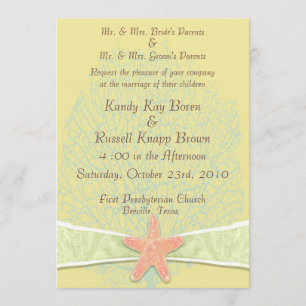 Seaside Wedding Invitation