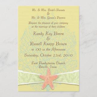 Seaside Wedding Invitation