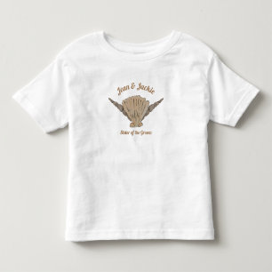 Seaside Wedding Sister of the Groom Sea Shells Toddler T-Shirt