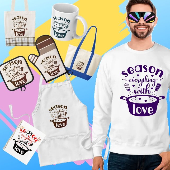 Season Everything with Love Standard Apron (Creator Uploaded)