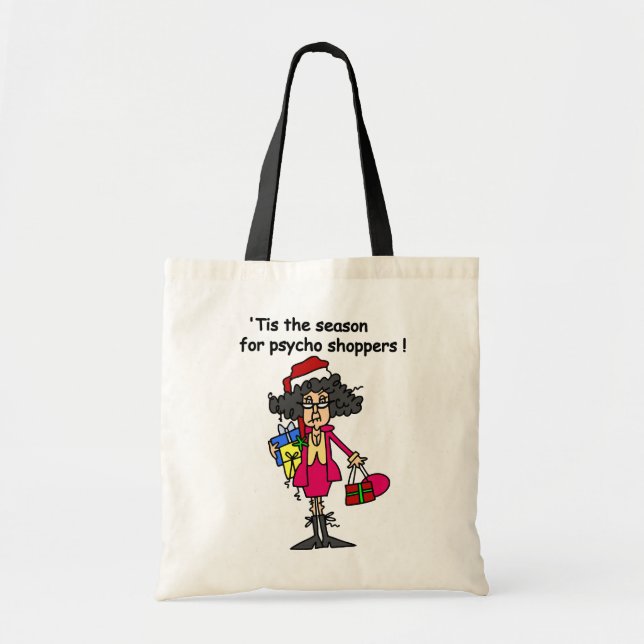 Season For Psycho Shoppers Tote Bag (Front)