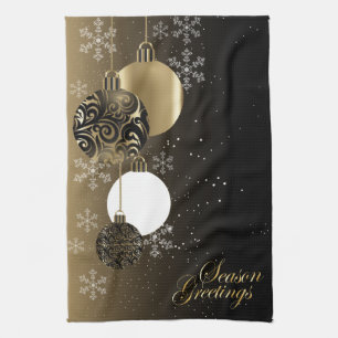 Season Greetings Tea Towel