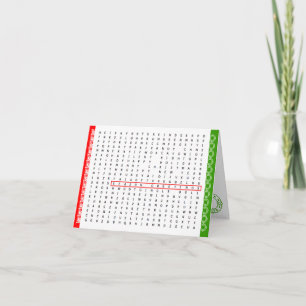 Season Greetings Word Search Card