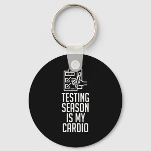 Season Is My Cardio Funny Saying Teacher Gift Key Ring