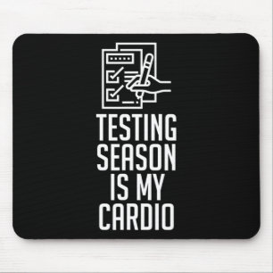 Season Is My Cardio Funny Saying Teacher Gift  Mouse Pad