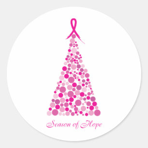 Season of Hope - Breast Cancer Classic Round Sticker