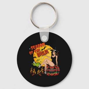 Season Of The Bruja Halloween  Key Ring