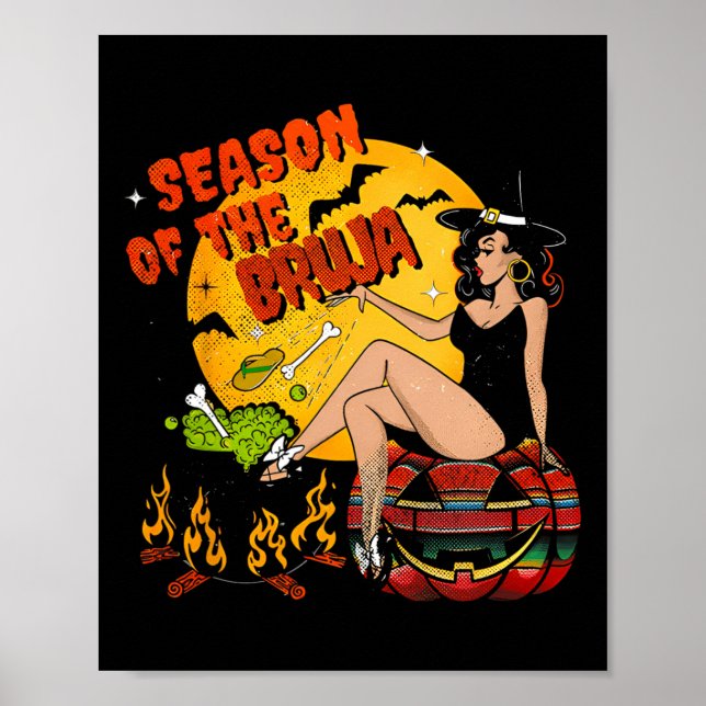 Season Of The Bruja Halloween  Poster (Front)