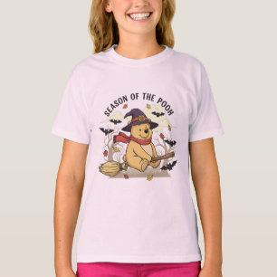 Season of the Pooh Halloween T-Shirt   Cute Witch 