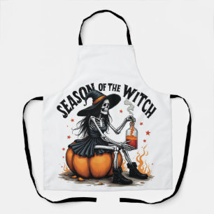 Season Of the Witch Spooky Hallowee Wtich  Apron