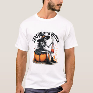 Season Of the Witch Spooky Hallowee Wtich T-Shirt