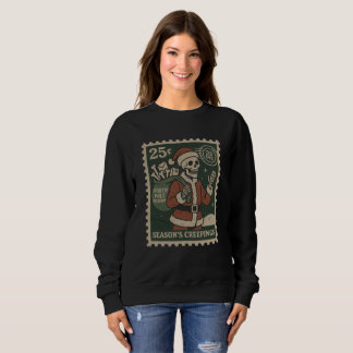Season’s Creepings Skeleton Delivery Women’s Sweatshirt