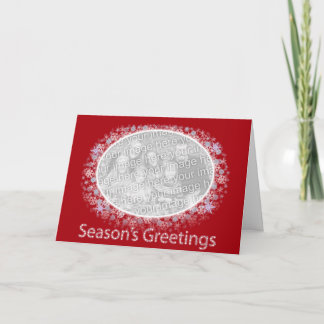 Season’s Greetings Card Red