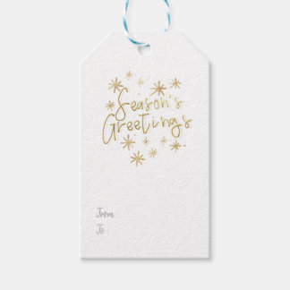 Season"s Greetings Gift Tags