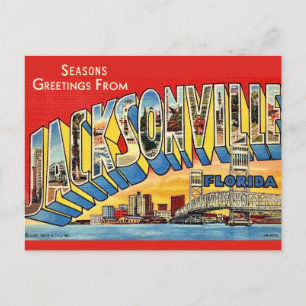 Season s Greetings Jacksonville Postcard