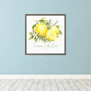 Season With Love Canvas Print