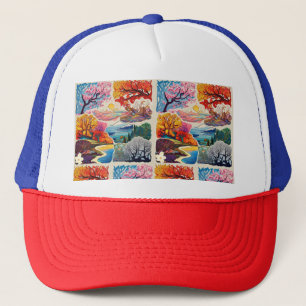 "Seasonal Artistry" Trucker Hat