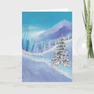 Seasonal Card Tree and Mountain D6