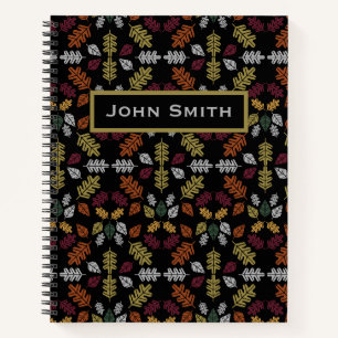Seasonal Change Autumn Leaf Fall Notebook