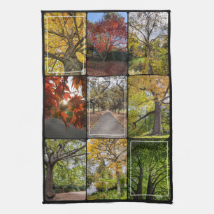 Seasonal Colors of Nature Mix of Trees - Artistree Tea Towel