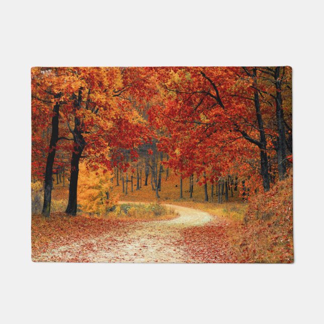 Seasonal colours of Autumnm Doormat (Front)