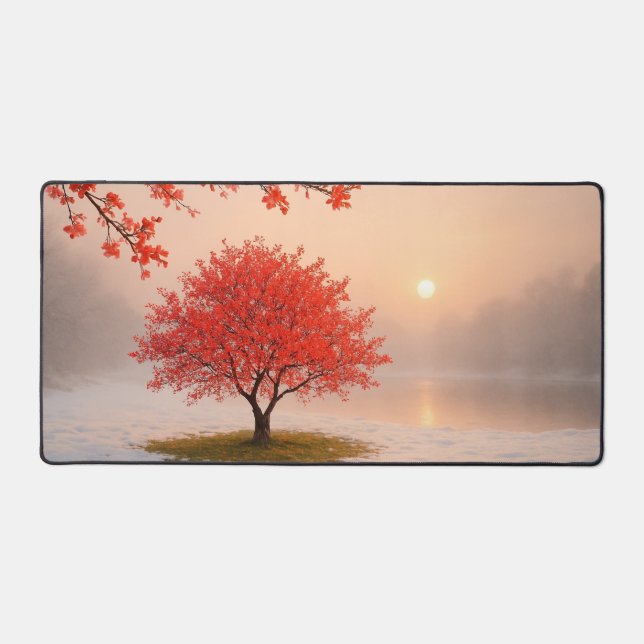 Seasonal Contrast Desk Mat (Front)